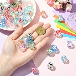 UV Plating Transparent Acrylic Beads&nbsp;MACR-CJC0004-32-1