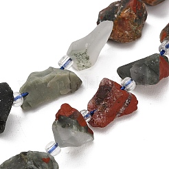 Natural African Bloodstone Beads Strands&nbsp;GG-CBA0B77-A09-03