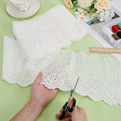 5 Yards Cotton Embroidery Flower Lace Ribbons&nbsp;OCOR-MA0001-29A