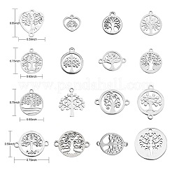 16Pcs 16 Style 304 & 201 Stainless Steel&nbsp;STAS-SZ0002-19