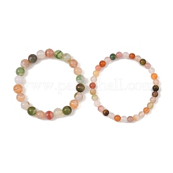 2Pcs 2 Styles Natural Agate Beaded Stretch Bracelet Sets for Women&nbsp;BJEW-JB14291