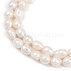 Natural Cultured Freshwater Pearl Beads Strands&nbsp;PEAR-P064-20K-05A
