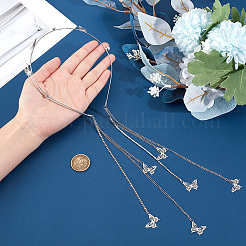 Zinc Alloy Rhinestone Hair Bands&nbsp;OHAR-WH20007-01A-P