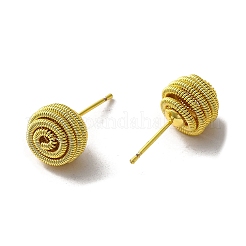 Rack Plating Brass Stud Earrings for Women&nbsp;EJEW-D112-02G