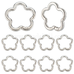 18Pcs Alloy Spring Gate Rings&nbsp;FIND-SC0019-02B
