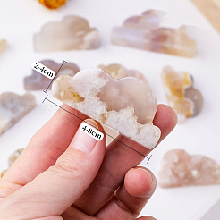 Natural Cherry Blossom Agate Display Decorations&nbsp;G-PW0004-01A