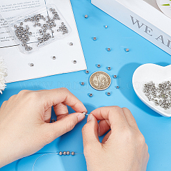 200Pcs 2 Style 303 Stainless Steel Beads&nbsp;STAS-UN0055-74