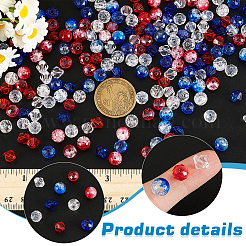 Independence Day Glass Beads Sets&nbsp;DIY-PH0023-63