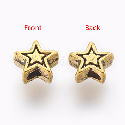 Tibetan Style Alloy Beads&nbsp;TIBEB-01-AG-NR