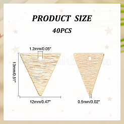 40Pcs Brass Charms&nbsp;KK-DC0002-40
