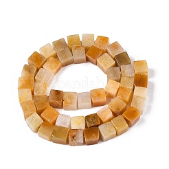 Natural Topaz Jade Beads Strands&nbsp;G-T139-8x8-30B