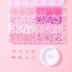 Pink Color Theme DIY Jewerly Making Kit&nbsp;DIY-FS0008-78