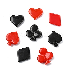 80Pcs 8 Styles Opaque Resin Cabochons&nbsp;CRES-CJ0001-93