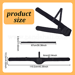 Synthetic Rubber & Polyester Shoulder & Underarm Gun Holster&nbsp;AJEW-WH0596-090B