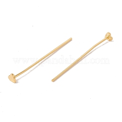 Brass Heart Head Pins&nbsp;FIND-B009-01G