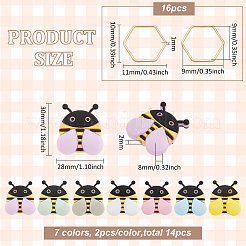 Bees Silicone Knitting Needle Point Protectors&nbsp;FIND-BC0005-33