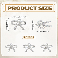 10Pcs Rack Plating Alloy Pendants&nbsp;FIND-LP0005-05