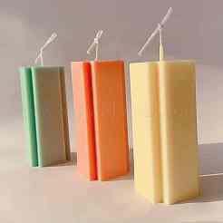 Transparent Plastic Candle Molds&nbsp;AJEW-SC0001-18