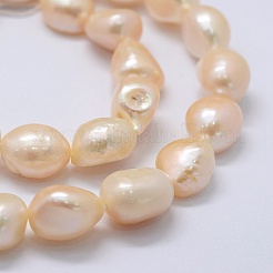 Natural Cultured Freshwater Pearl Beads Strands&nbsp;PEAR-K004-05A-01
