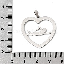 304 Stainless Steel Enamel Pendants&nbsp;STAS-H247-07P-01
