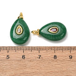 Dyed Natural Malaysia Jade Pendants&nbsp;GG-CBAA798-01G-04