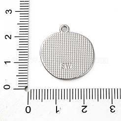 Alloy Enamel Pendants&nbsp;PALLOY-R162-03P