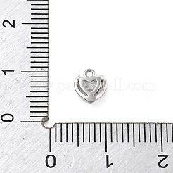 Brass Micro Pave Cubic Zirconia Pendants&nbsp;KK-D283-25P
