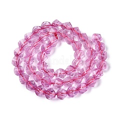 Crackle Transparent Glass Beads Strands&nbsp;GLAA-N068-02A-07