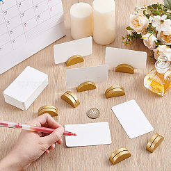 30Pcs Half Round Wood Name Card Holder&nbsp;AJEW-NB0009-27A