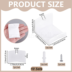Plastic Hat Hooks for Wall&nbsp;AJEW-WH0481-762C