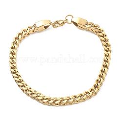 Ion Plating(IP) 304 Stainless Steel Wheat Chain Bracelets & Necklaces Jewelry Sets&nbsp;SJEW-B019-04D-G