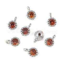 SHEGRACE Brass Pave Cubic Zirconia Charms&nbsp;XGRQ5K528-832P-C