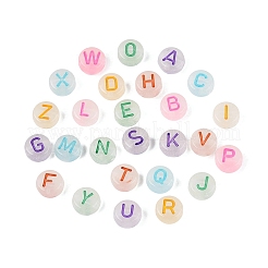 Luminous Enamel Transparent Acrylic Beads&nbsp;TACR-Q013-05A-M
