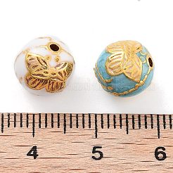Alloy Enamel Beads&nbsp;ENAM-M008-29G