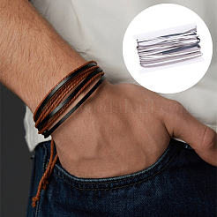 10Pcs Flat PU Leather Cord&nbsp;WL-DC0001-02F
