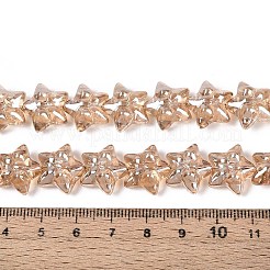 Electroplate Glass Beads Strands&nbsp;EGLA-N020-01F