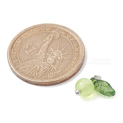 Natural Dyed Malaysia Jade Fruit Charms&nbsp;PALLOY-JF02431-02