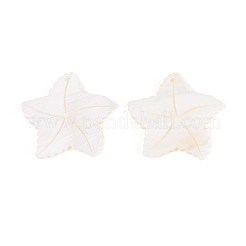 Natural Freshwater Shell Carved Pendants&nbsp;SHEL-T020-64