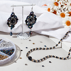 about 1770pcs 7 Colors Opaque Glass Seed Beads&nbsp;SEED-PH0002-23