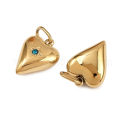 304 Stainless Steel with Rhinestone Pendants&nbsp;STAS-Z152-02G