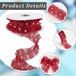 Polyester Embroidery Flower Lace Trim&nbsp;OCOR-WH20006-84B