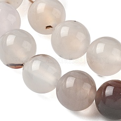 Natural Dendritic Agate Beads Strands&nbsp;G-C011-10mm-01