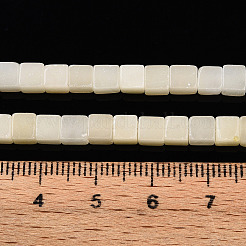 Natural White African Opal Beads Strands&nbsp;G-T140-44B-03