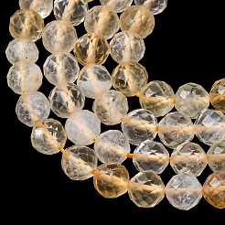 Heated Natural Citrine Beads Strands&nbsp;G-G927-10C