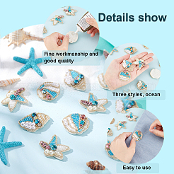 12Pcs 3 Style Handmade Ornament Accessories&nbsp;DIY-FG0003-61