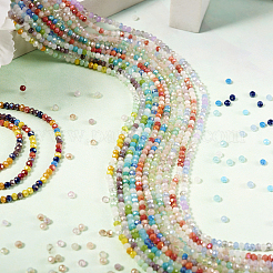 13 strands 13 styles Electroplate Glass Beads Strands&nbsp;EGLA-CD0001-08