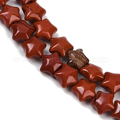 Natural Red Jasper Beads Strands&nbsp;G-Z080-A18-8mm