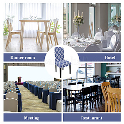Polyester Elastic Chair Cushion&nbsp;FIND-WH0417-71A