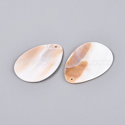 Natural Freshwater Shell Pendants&nbsp;SHEL-Q028-13