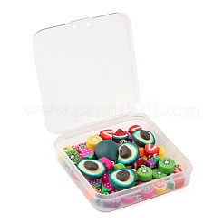 50Pcs 10 Style Handmade Polymer Clay Pendants&nbsp;CLAY-ZZ0001-002